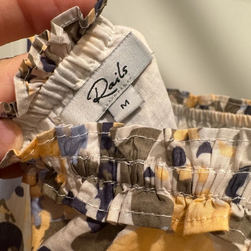 Rails Caralyn Dress Medium Mod Floral EUC - Picture 11 of 12